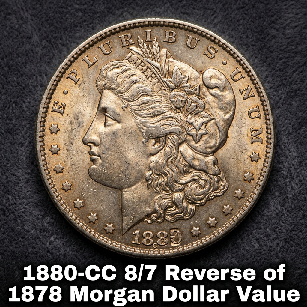 1880-CC 8/7 Reverse of 1878 Morgan Dollar Value Guide What This Rare Carson City Variety Is Actually Worth