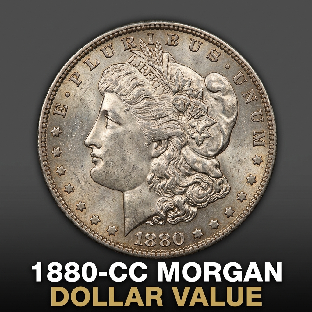 1880-CC Morgan Dollar Value Guide What This Rare Carson City Coin Is Worth Today