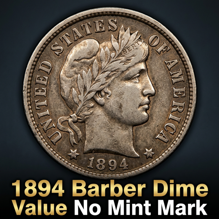 1894 Barber Dime Value With No Mint Mark What It's Worth Today