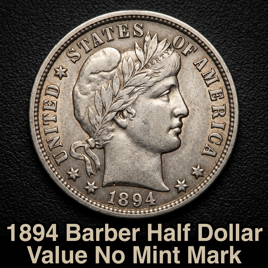 1894 Barber Half Dollar Value No Mint Mark What Is It Worth Today