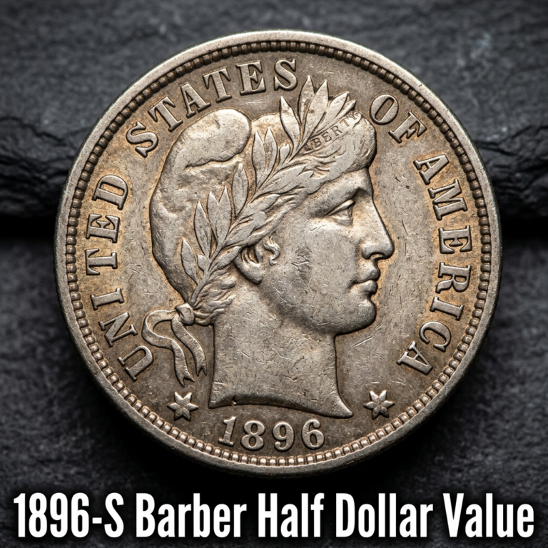 1896-S Barber Half Dollar Value and What Collectors Are Paying Today