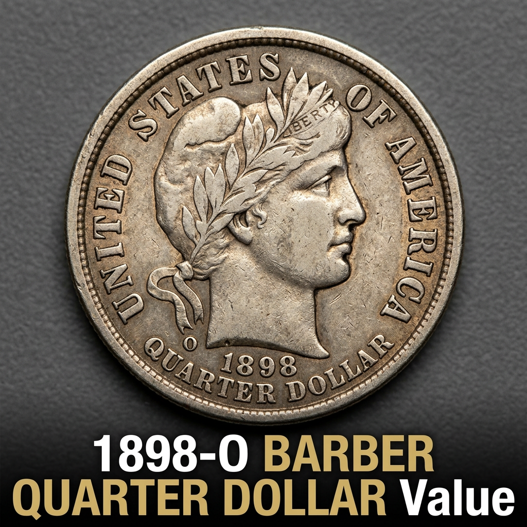 1898-O Barber Quarter Dollar Value Guide How Much Is Yours Worth