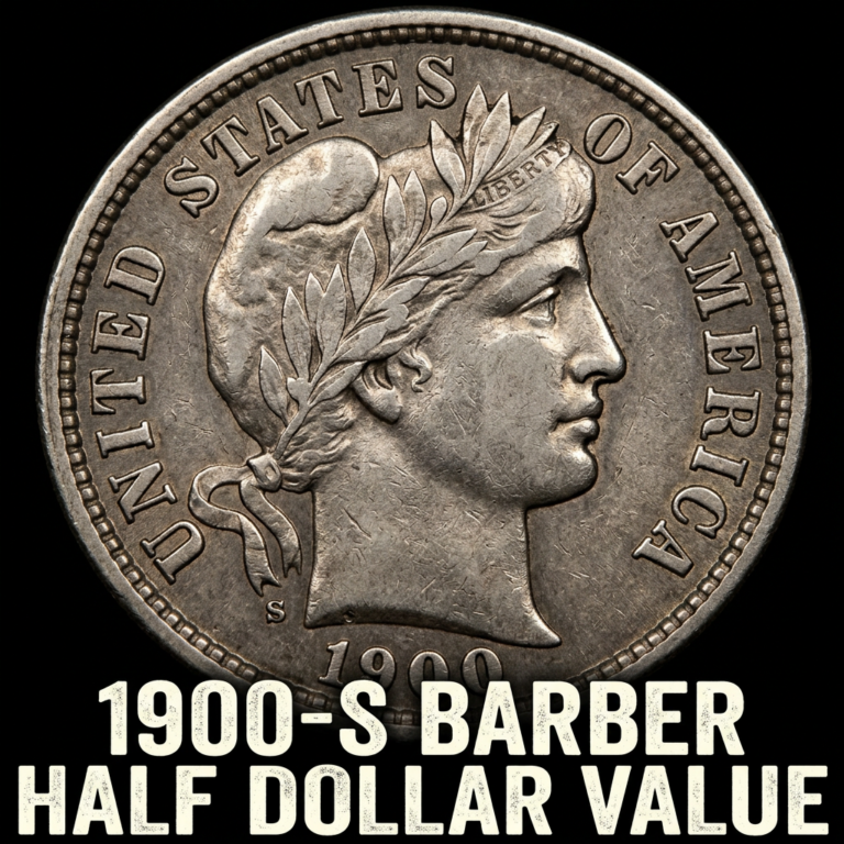 1900-S Barber Half Dollar Value and What Collectors Are Willing to Pay