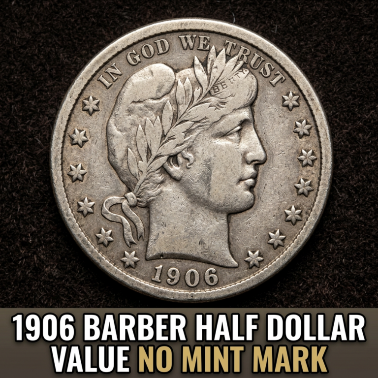 1906 Barber Half Dollar Value With No Mint Mark What Is It Worth