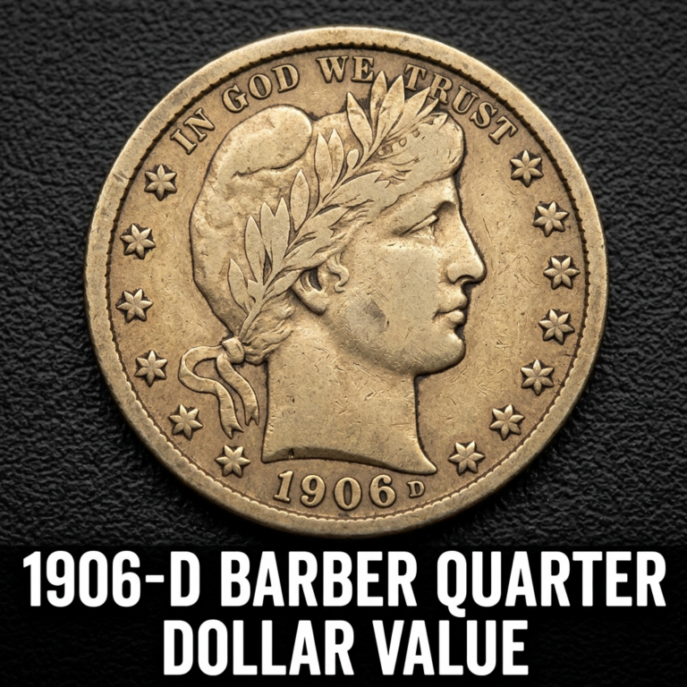 1906-D Barber Quarter Dollar Value and What Collectors Are Paying Today