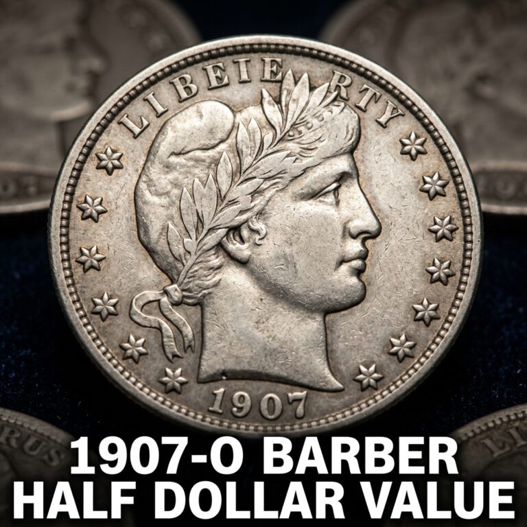 1907-O Barber Half Dollar Value and What It Could Be Worth Today
