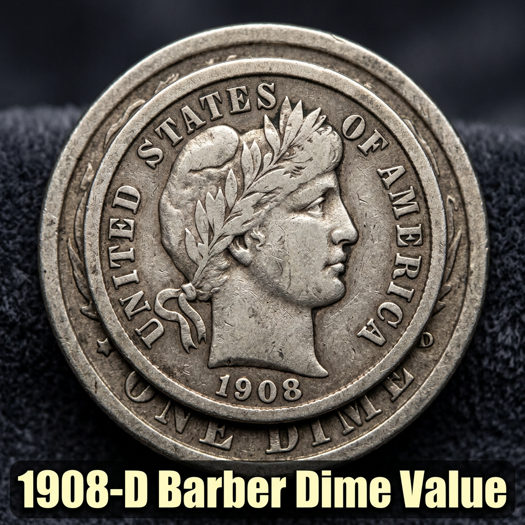 1908-D Barber Dime Value and What Collectors Are Paying Today