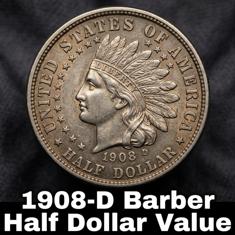 1908-D Barber Half Dollar Value and What Your Coin Could Be Worth Today