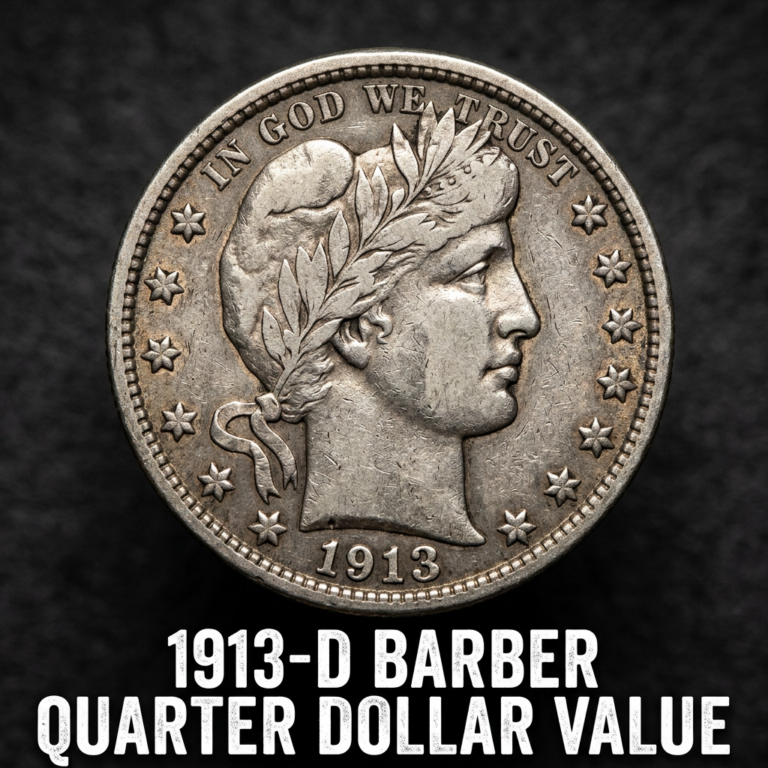 1913-D Barber Quarter Dollar Value Guide What It's Worth and Why Collectors Care
