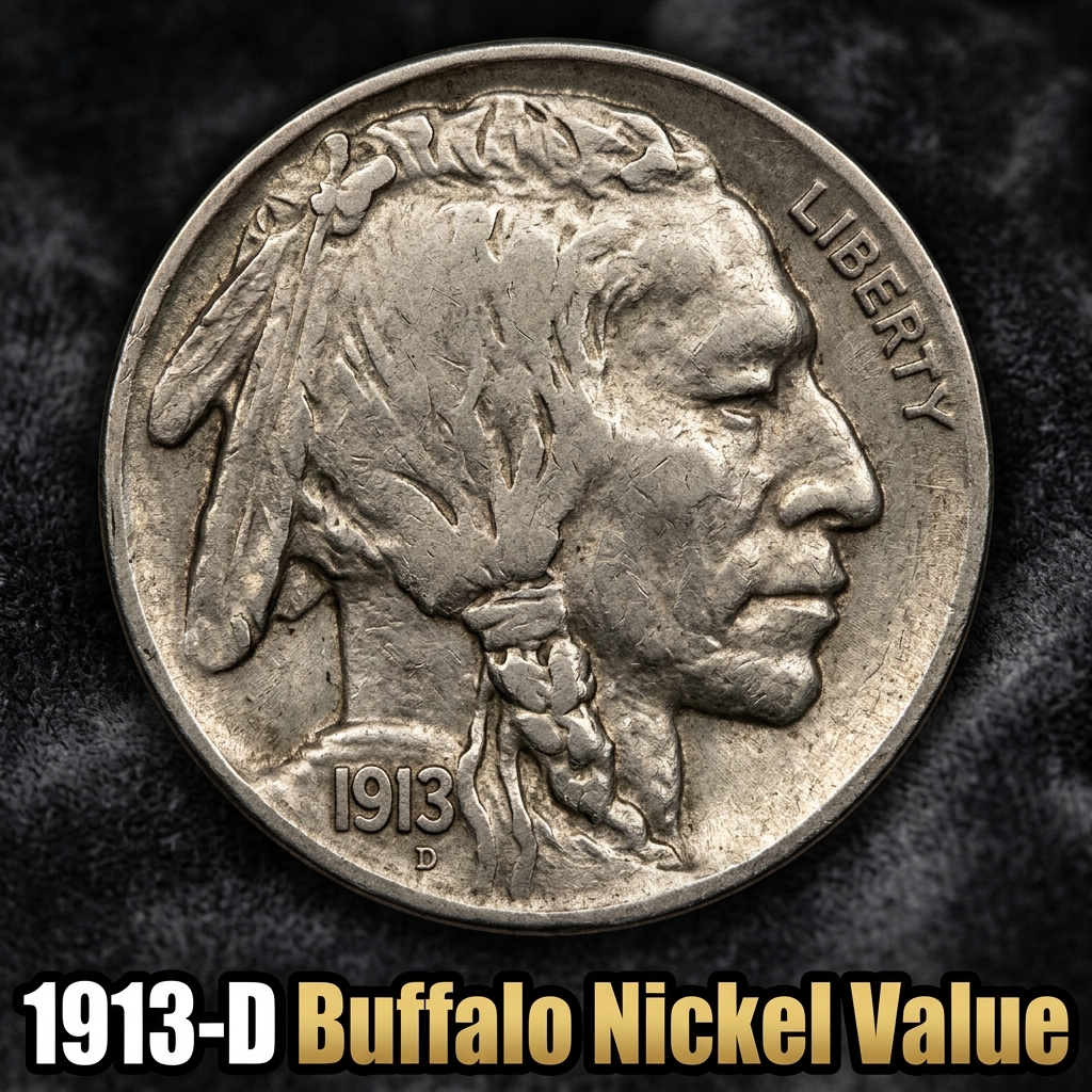 1913-D Buffalo Nickel Value What It's Worth and How to Identify Your Coin