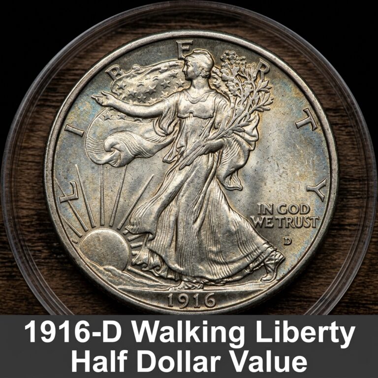 1916-D Walking Liberty Half Dollar Value and What Collectors Are Paying Today