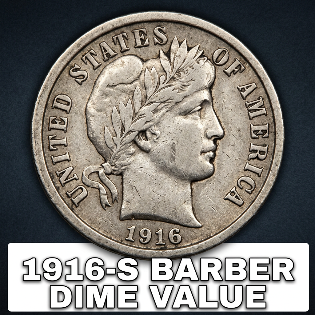 1916-S Barber Dime Value Guide What This San Francisco Coin Is Actually Worth