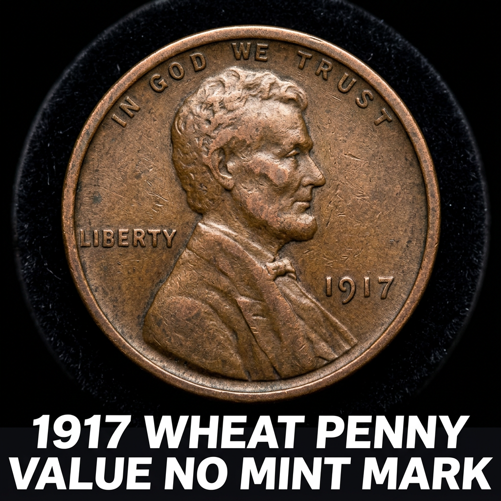 1917 Wheat Penny Value No Mint Mark What It's Really Worth