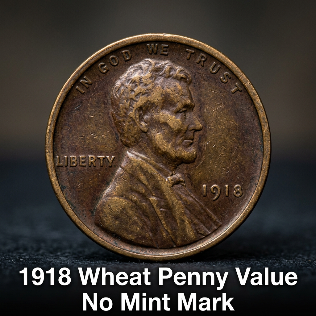 1918 Wheat Penny Value No Mint Mark What It's Worth Today