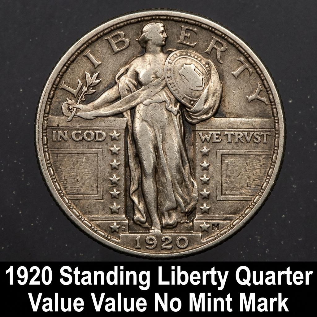 1920 Standing Liberty Quarter Value With No Mint Mark What Is It Worth