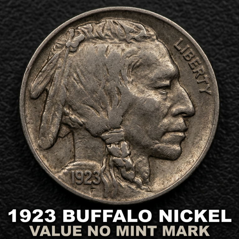 1923 Buffalo Nickel Value No Mint Mark What It's Worth and Why Collectors Care