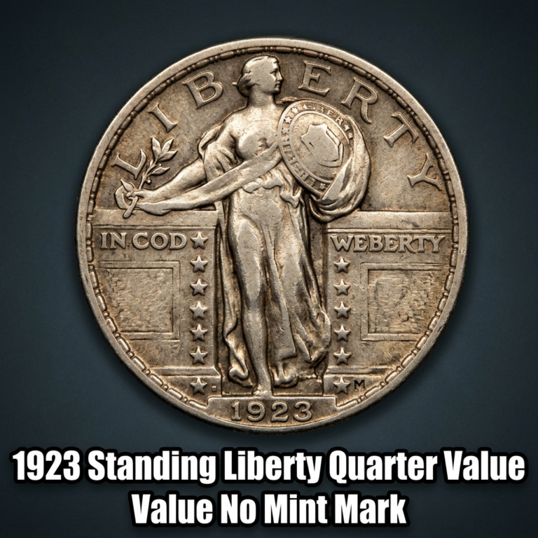 1923 Standing Liberty Quarter Value with No Mint Mark What It's Worth Today