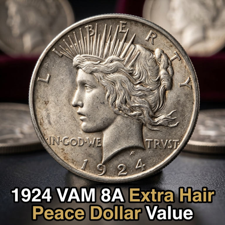 1924 VAM 8A Extra Hair Peace Dollar Value and What Makes It Special