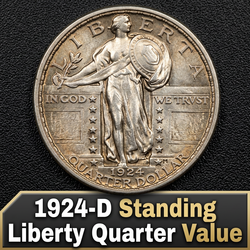 1924-D Standing Liberty Quarter Value Guide What This Denver Mint Coin Is Worth Today