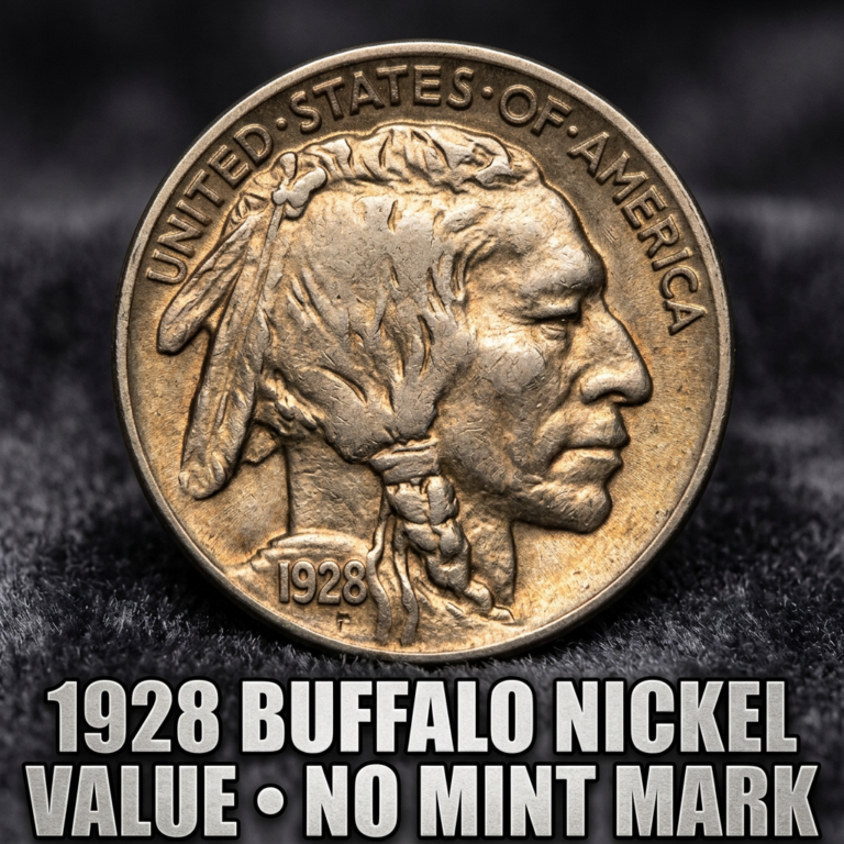 1928 Buffalo Nickel Value No Mint Mark What Is It Worth Today