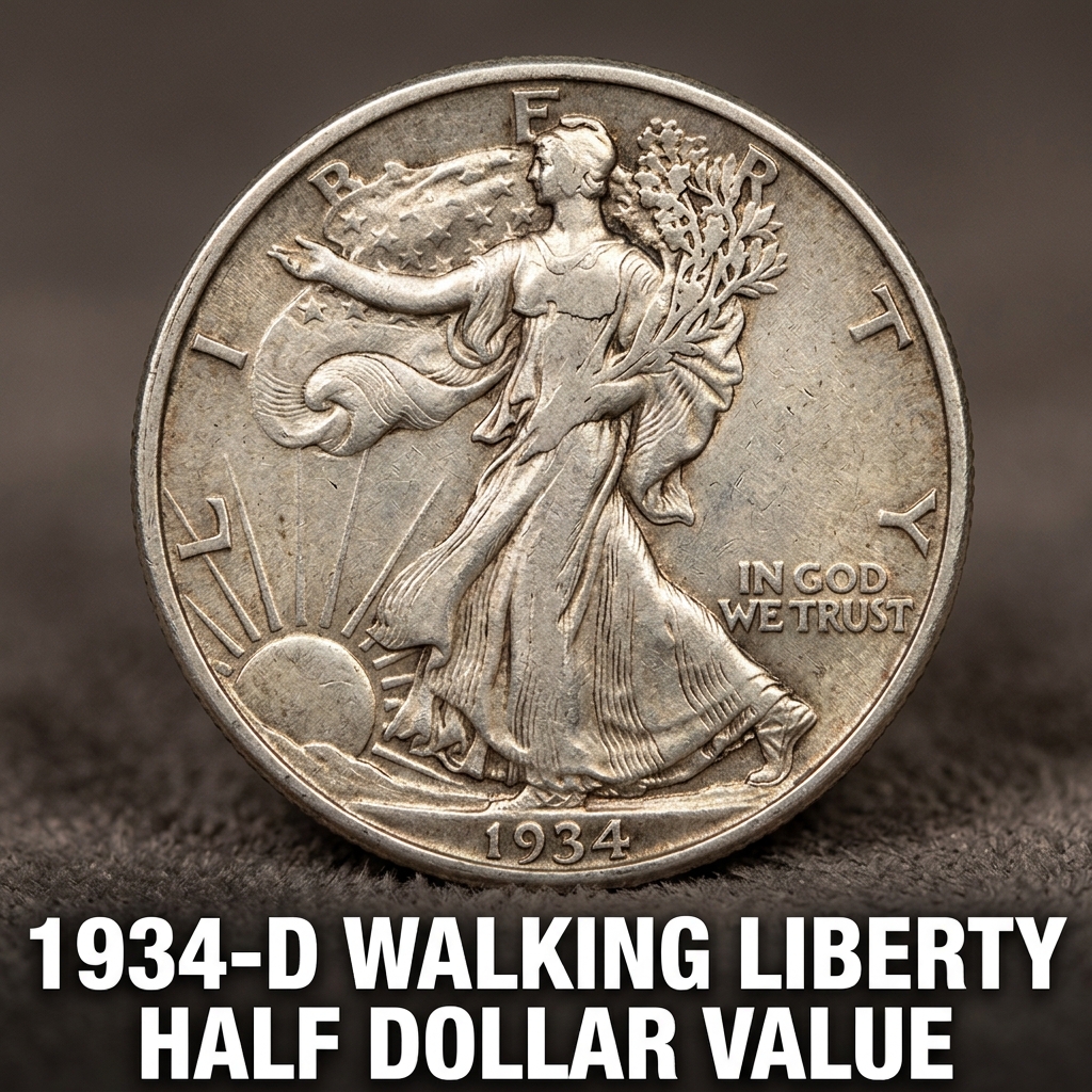1934-D Walking Liberty Half Dollar Value and What Your Coin Is Really Worth