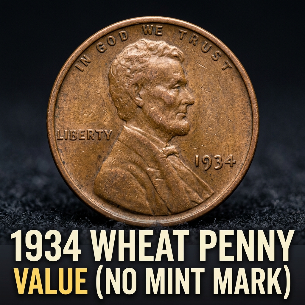 1934 Wheat Penny Value No Mint Mark What It's Really Worth