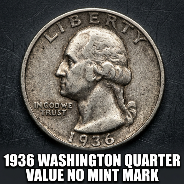 1936 Washington Quarter Value No Mint Mark What It's Worth Today