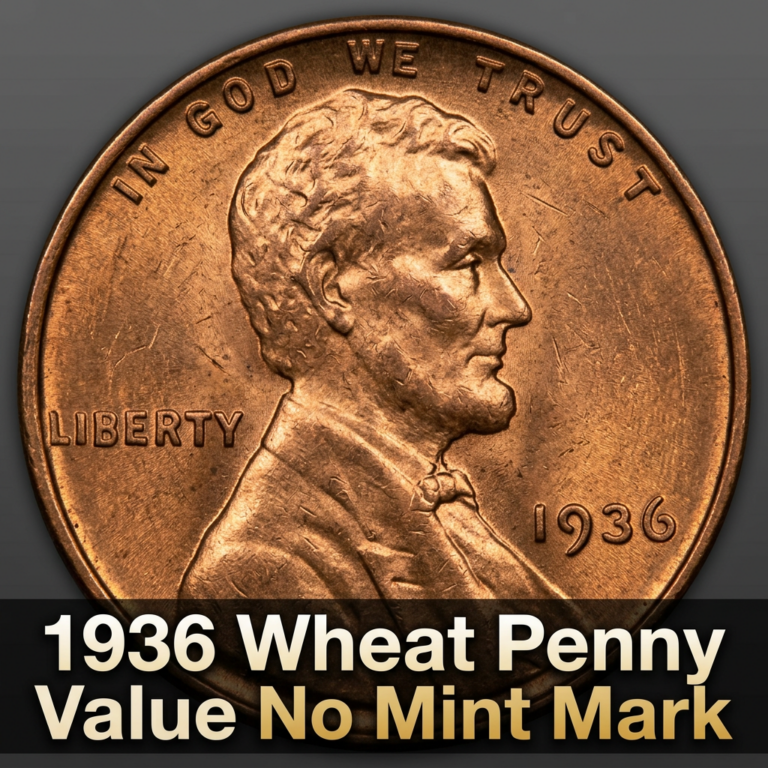 1936 Wheat Penny Value No Mint Mark What It's Worth Today