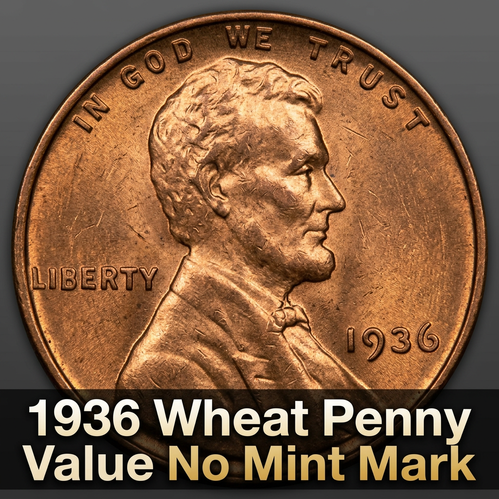 1936 Wheat Penny Value No Mint Mark What It's Worth Today