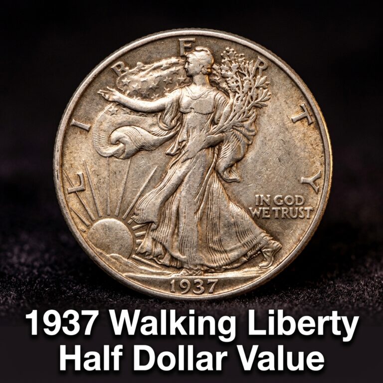 1937 Walking Liberty Half Dollar Value Guide What Is This Coin Worth Today
