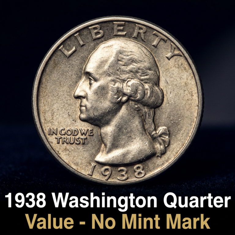 1938 Washington Quarter Value No Mint Mark What It's Worth Today