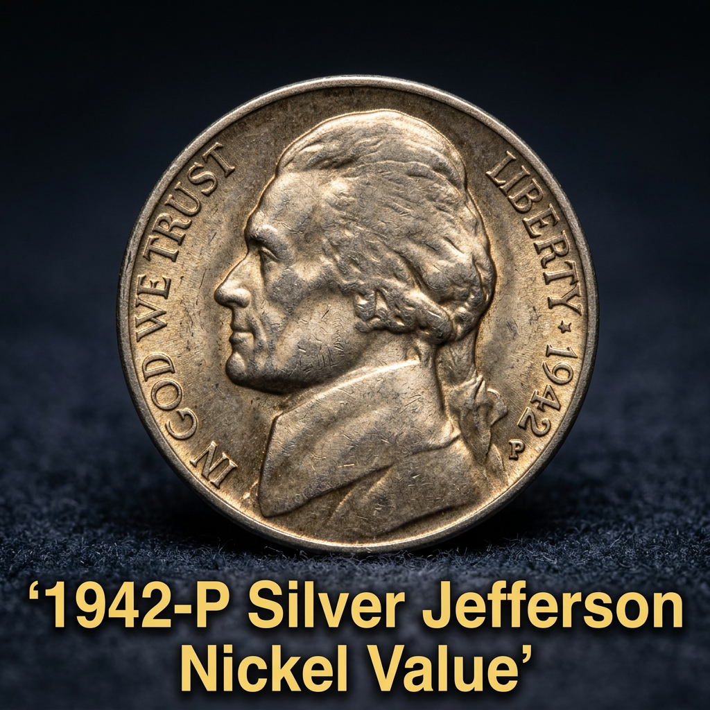 1942-P Silver Jefferson Nickel Value Guide What This Wartime Coin Is Really Worth