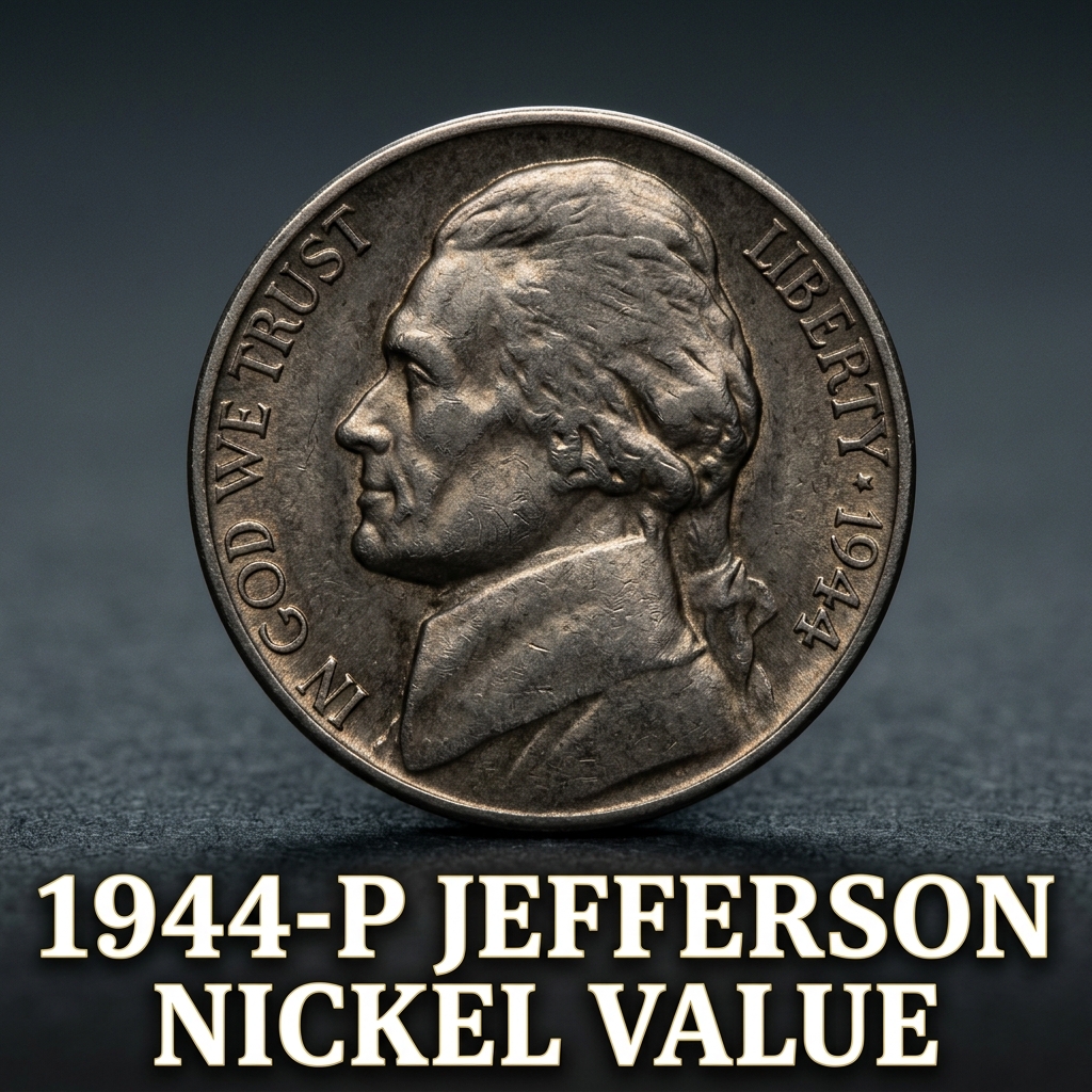 1944-P Jefferson Nickel Value What It's Worth and Why Collectors Care