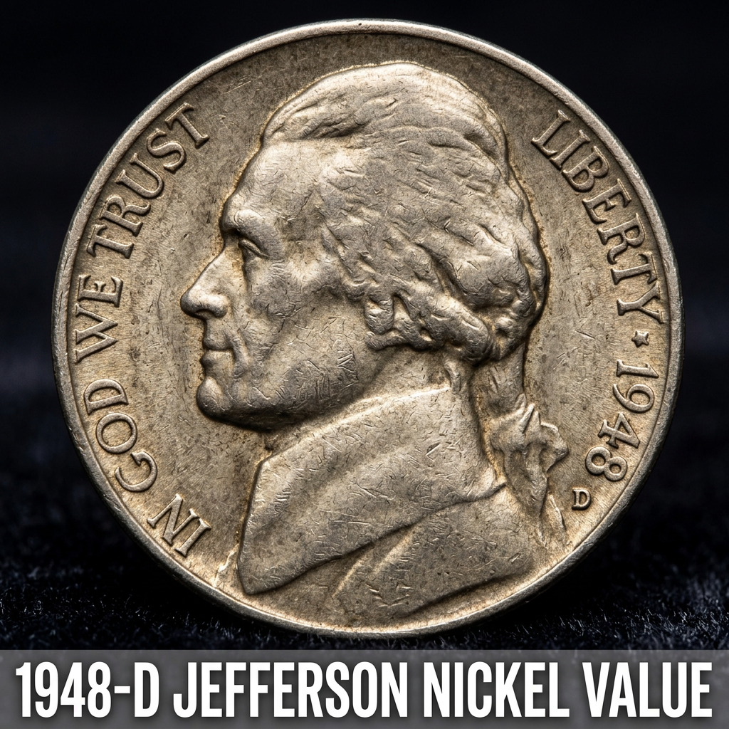 1948-D Jefferson Nickel Value Guide What It's Worth and How to Find Out