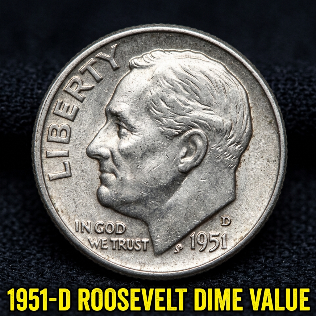 1951-D Roosevelt Dime Value What It's Worth and How to Find Out
