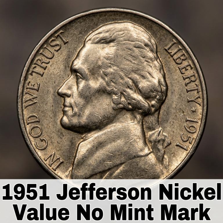 1951 Jefferson Nickel Value No Mint Mark What It's Worth Today