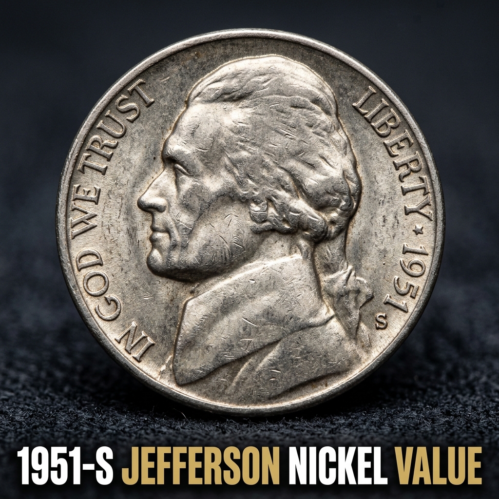 1951-S Jefferson Nickel Value Guide How Much Is It Worth Today