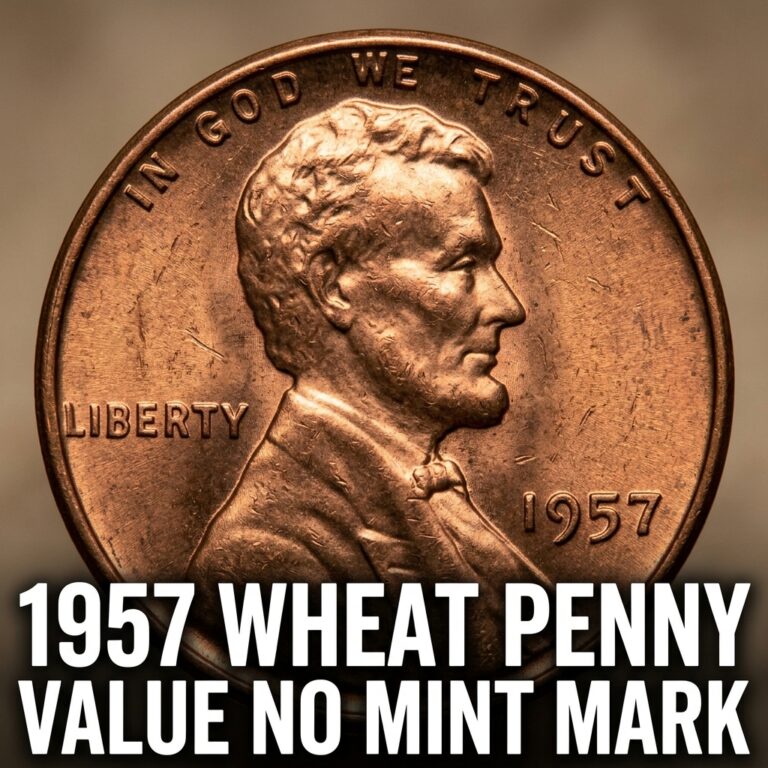 1957 Wheat Penny Value No Mint Mark What It’s Actually Worth