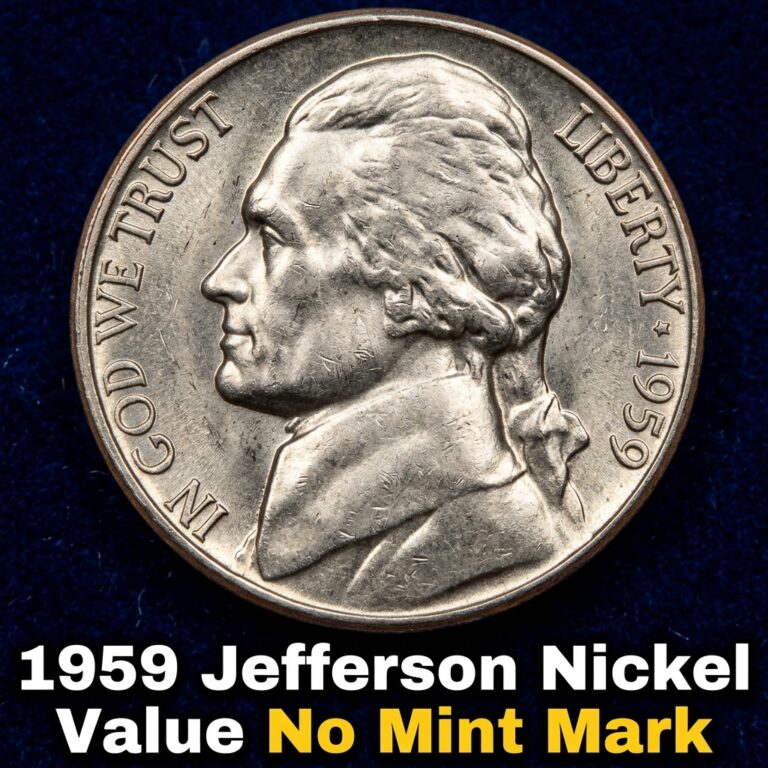 1959 Jefferson Nickel Value No Mint Mark What It's Worth and Why Collectors Care