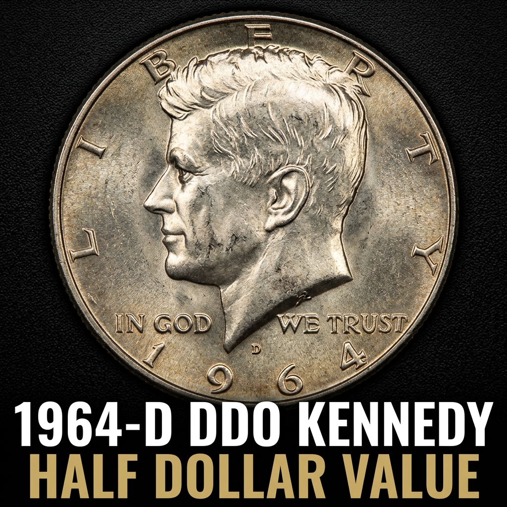 1964-D DDO Kennedy Half Dollar Value Guide What This Rare Variety Is Really Worth