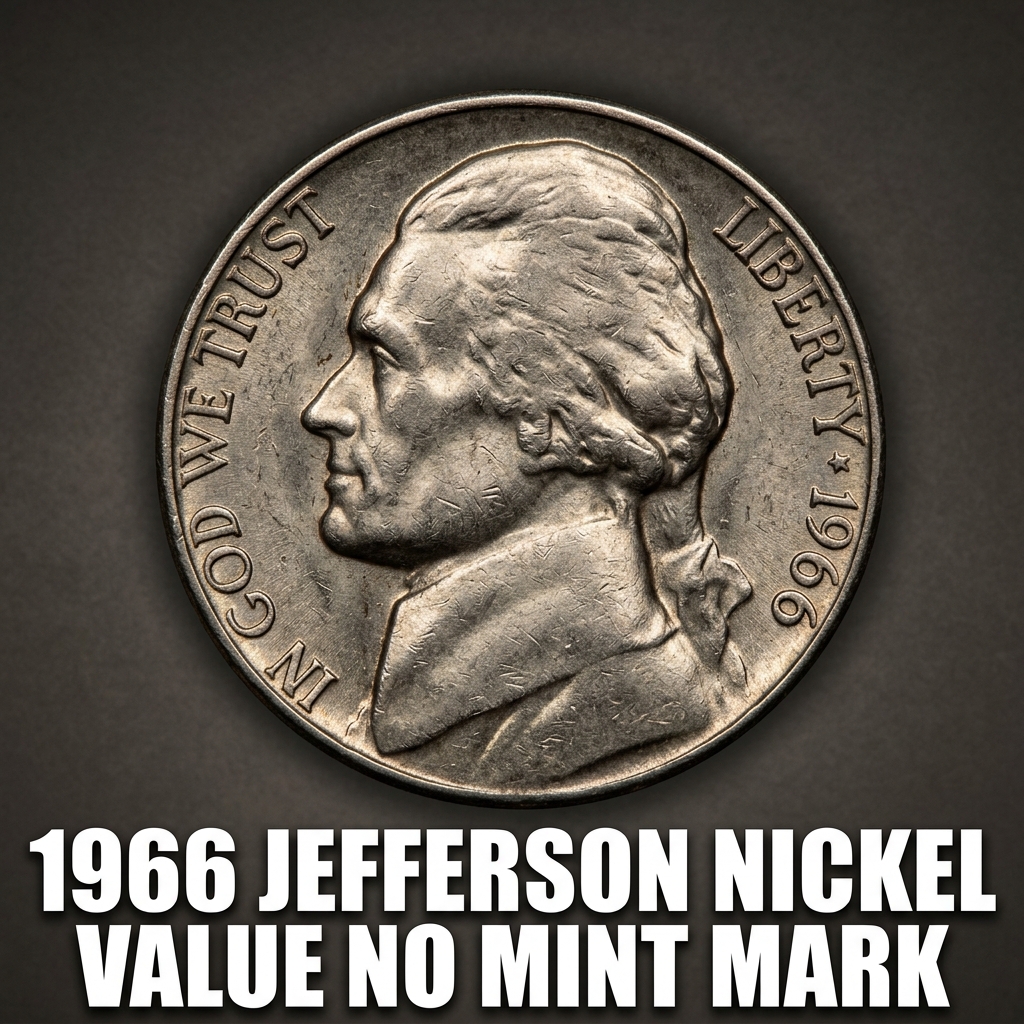1966 Jefferson Nickel Value No Mint Mark What It's Worth Today