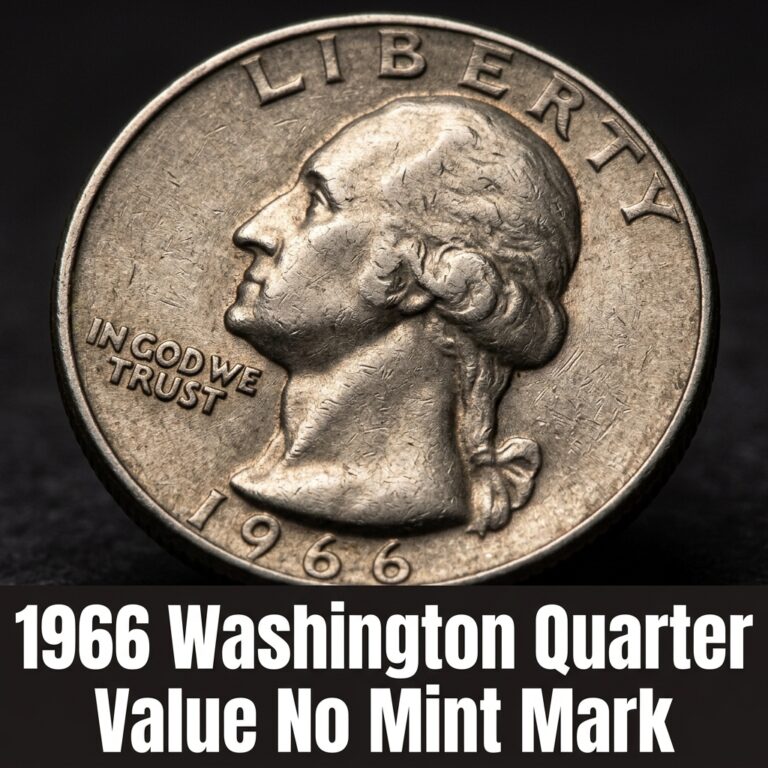 1966 Washington Quarter Value No Mint Mark and What It's Worth Today