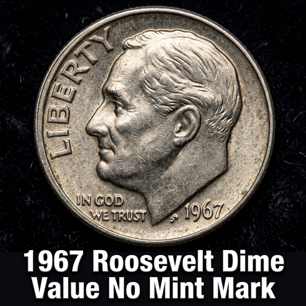 1967 Roosevelt Dime Value No Mint Mark What It's Worth Today