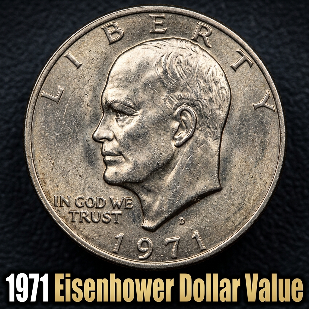 1971 Eisenhower Dollar Value What Is This Big Coin Worth Today