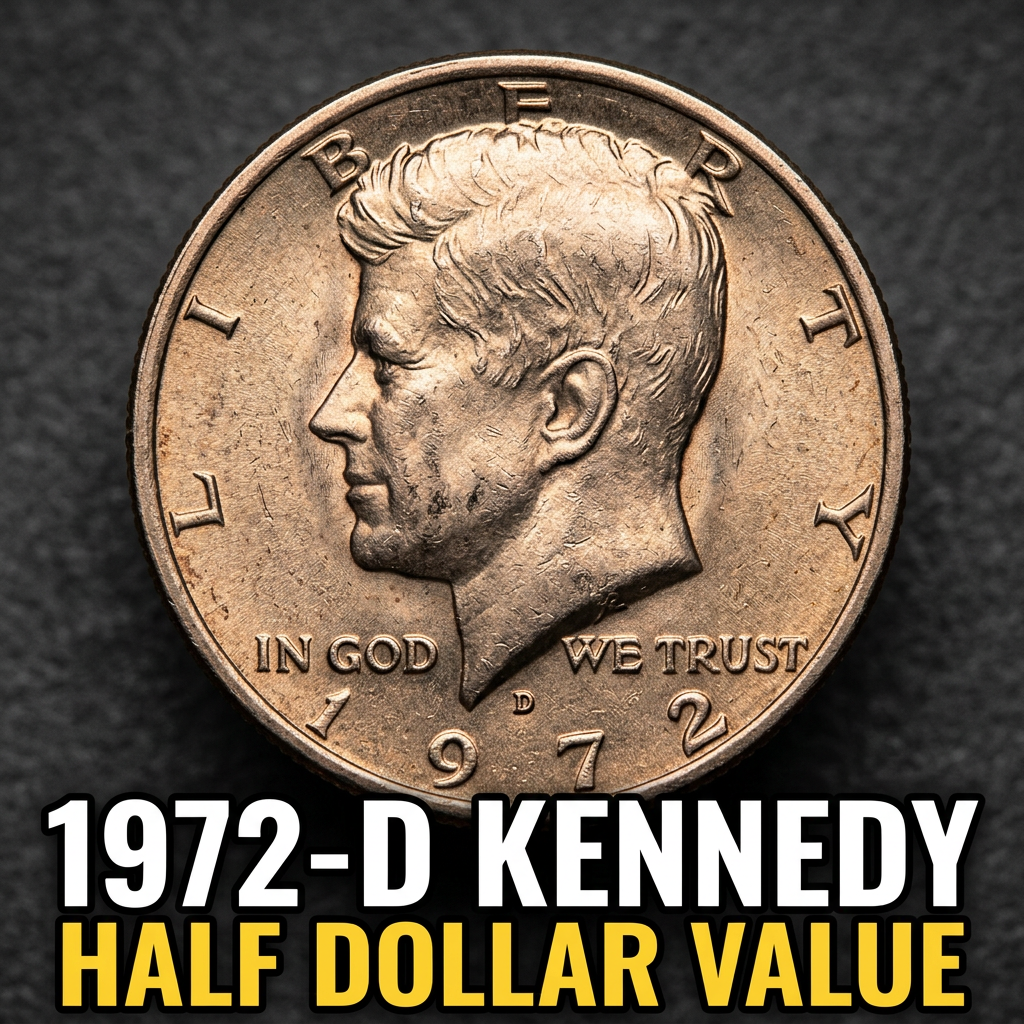 1972-D Kennedy Half Dollar Value and What It's Worth Today