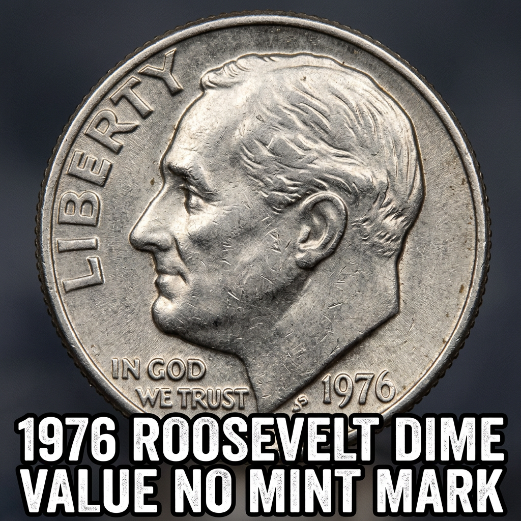 1976 Roosevelt Dime Value No Mint Mark What It's Worth Today