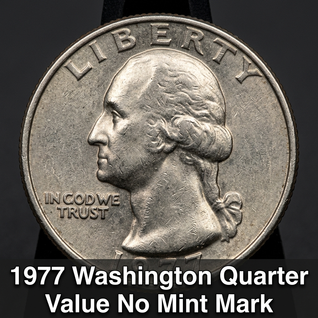 1977 Washington Quarter Value No Mint Mark What It's Worth Today