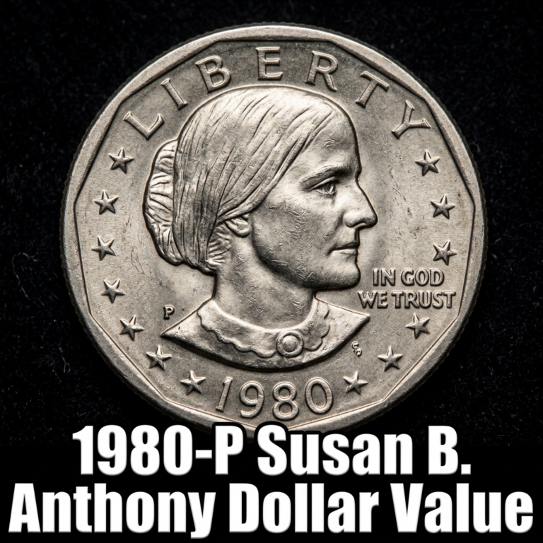 1980-P Susan B. Anthony Dollar Value and What It's Worth Today