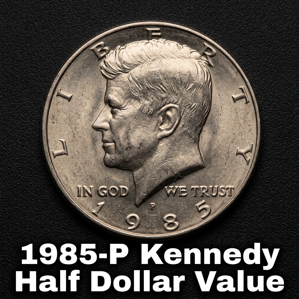 1985-P Kennedy Half Dollar Value — What Is It Worth Today