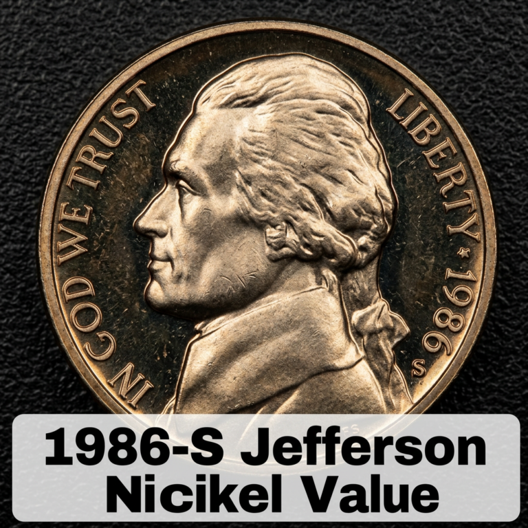 1986-S Jefferson Nickel Value What It's Worth and Why Collectors Care